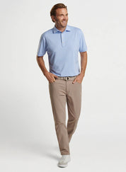 Peter Millar Mens Chatman Performance Polo Shirt Medium Blue Summer Comfort