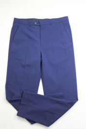 Nautica Mens Modern fit 2 Piece Suit 42 S / 36 Waist Blue Solid Stretch