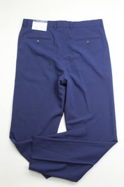 Nautica Mens Modern fit 2 Piece Suit 42 S Pants 36 / 30 Blue Solid