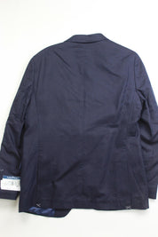 Nautica Mens Modern Fit Linen Sport Coat Blazer 42S Navy Blue