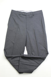 Hart Schaffner Marx Mens Regular fit Dress Pants 35 / 32 Grey Solid