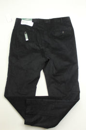 Lauren Ralph Lauren Mens Stretch Cord Black Pants 32x30
