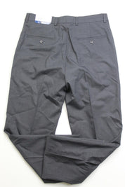 Hart Schaffner Marx Mens Regular fit Dress Pants 35 / 32 Grey Solid