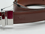 Polo Ralph Lauren Mens Reversible Leather Belt Size 32 Cognac / Brown
