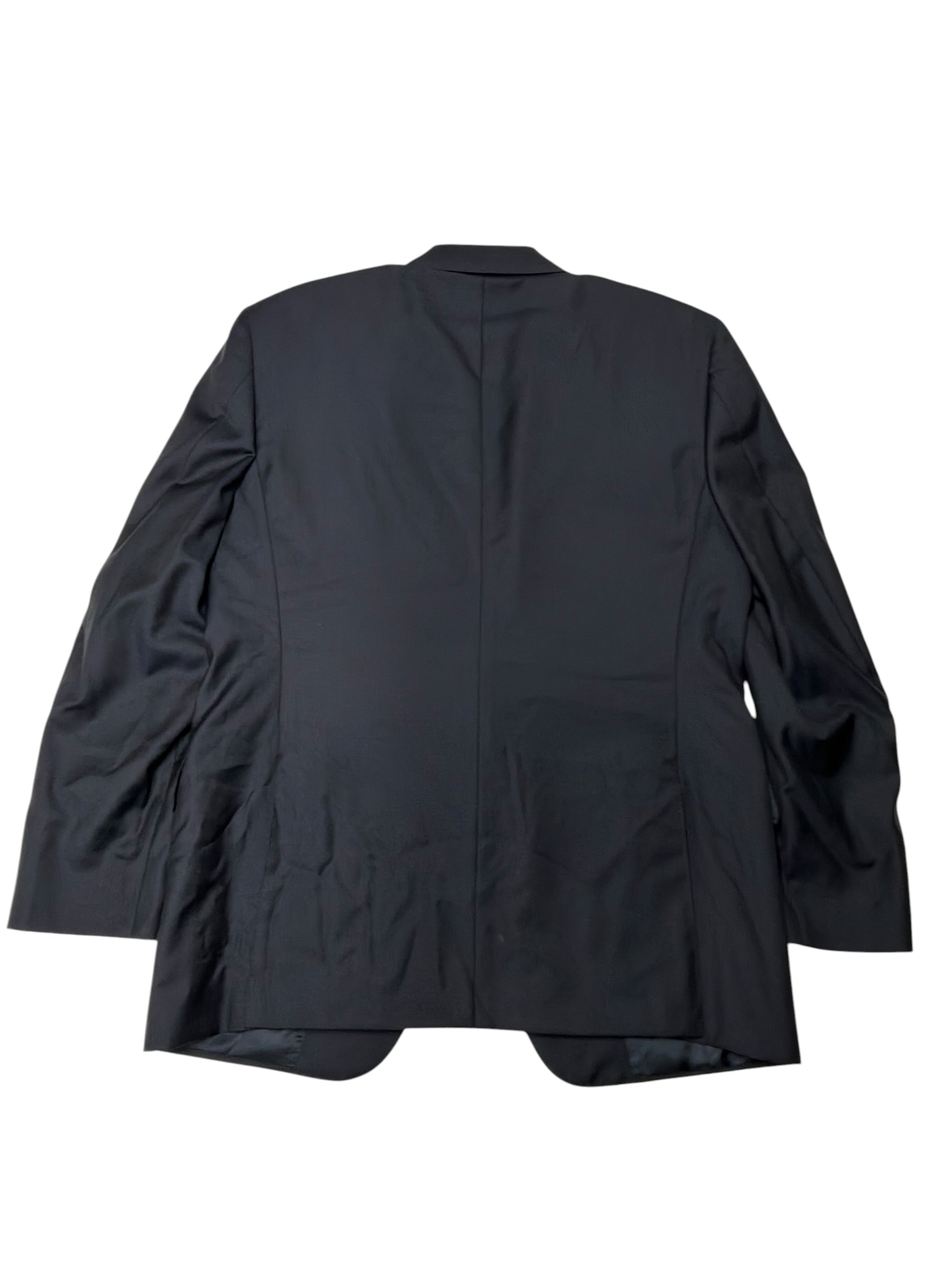 Canali Mens Regular fit Siena Suit Jacket Blazer 44 R Black Solid