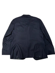 Canali Mens Kei Regular fit Suit Jacket Blazer 42 S Navy Blue Striped Wool