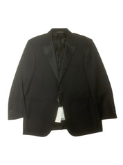 Canali Mens Regular fit Tuxedo Jacket Blazer 40 S Black Solid