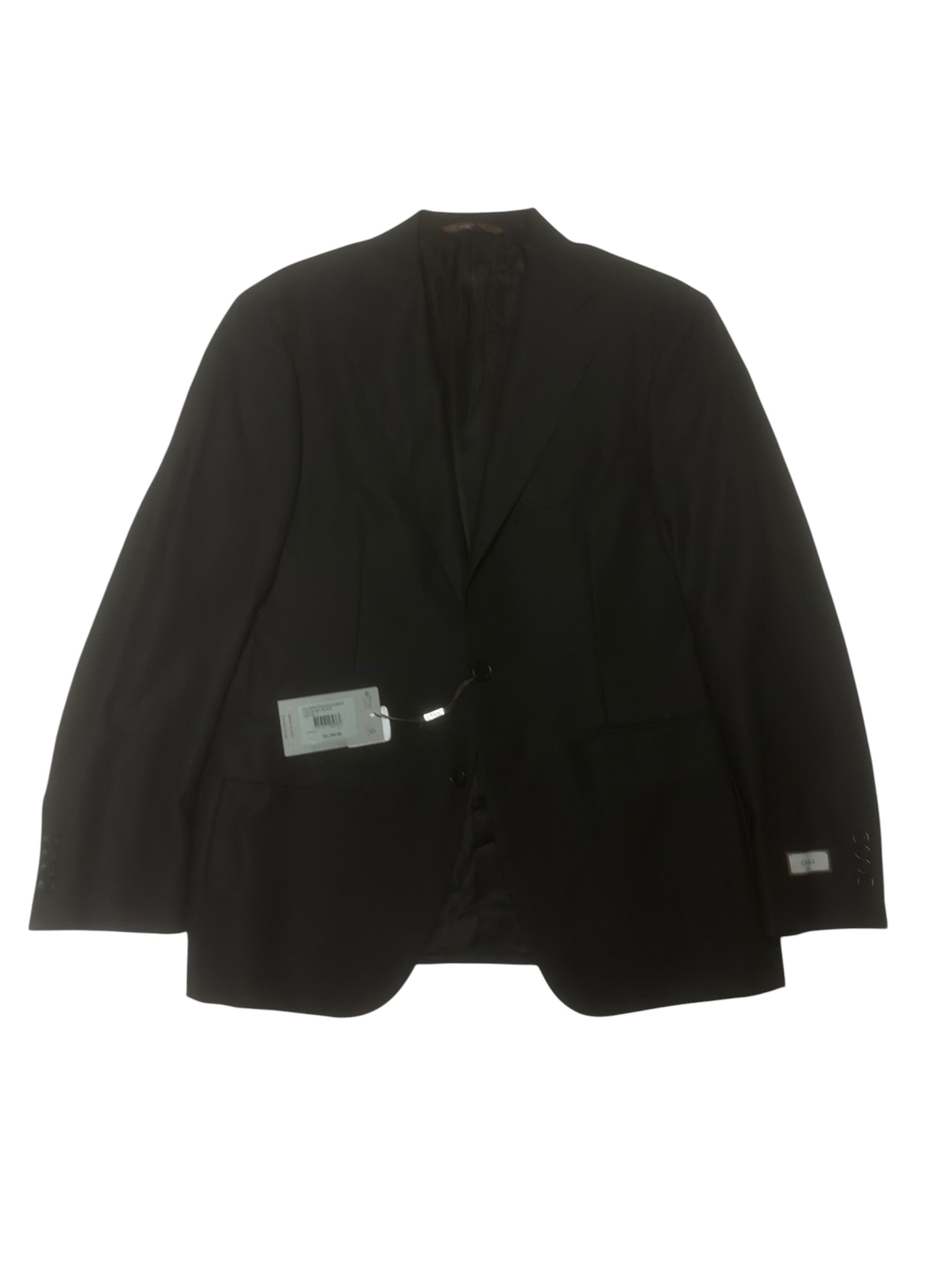 Canali Mens Regular fit Siena Suit Jacket Blazer 40 S Black Solid
