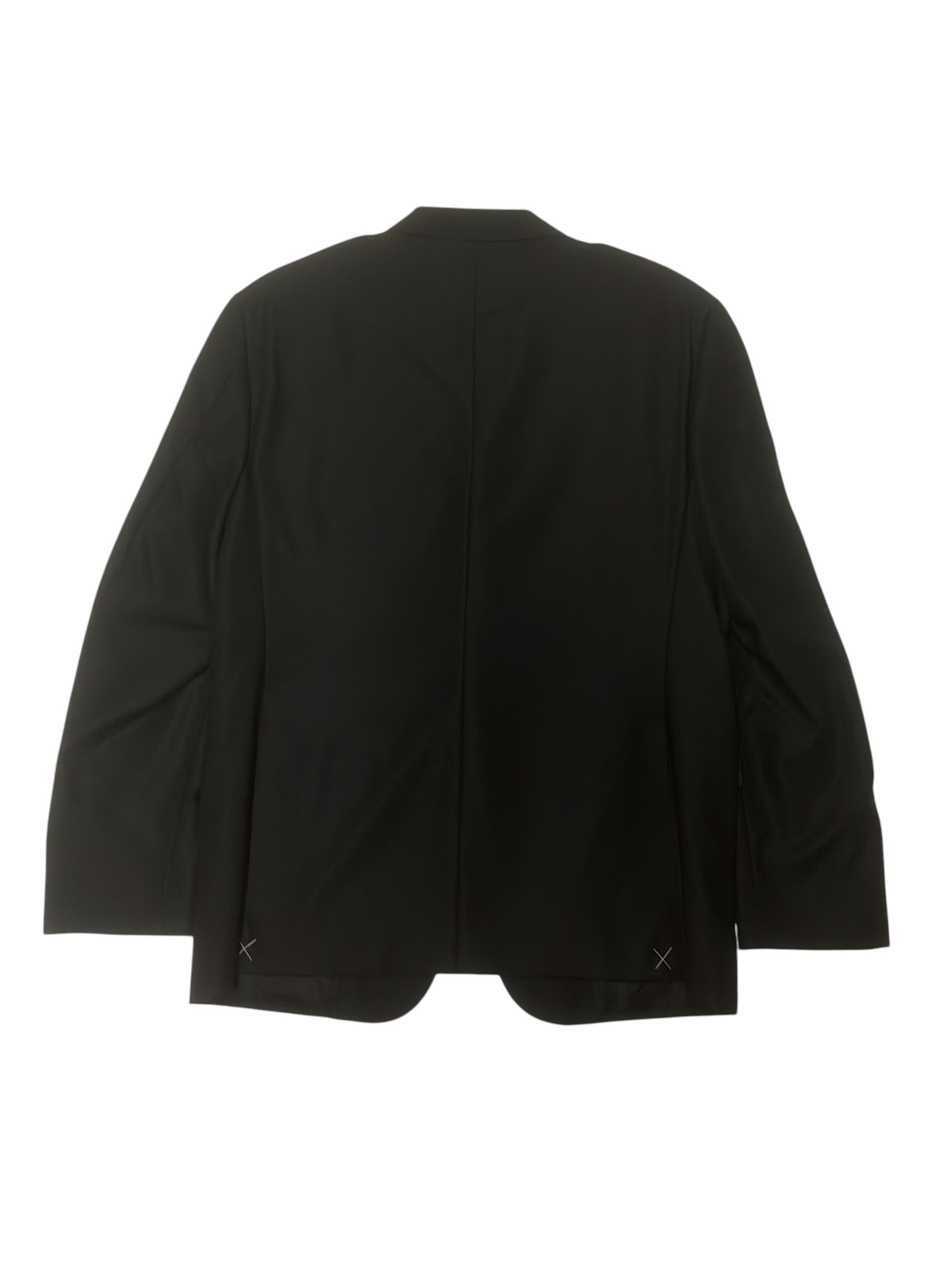 Canali Mens Regular fit Siena Suit Jacket Blazer 40 S Black Solid