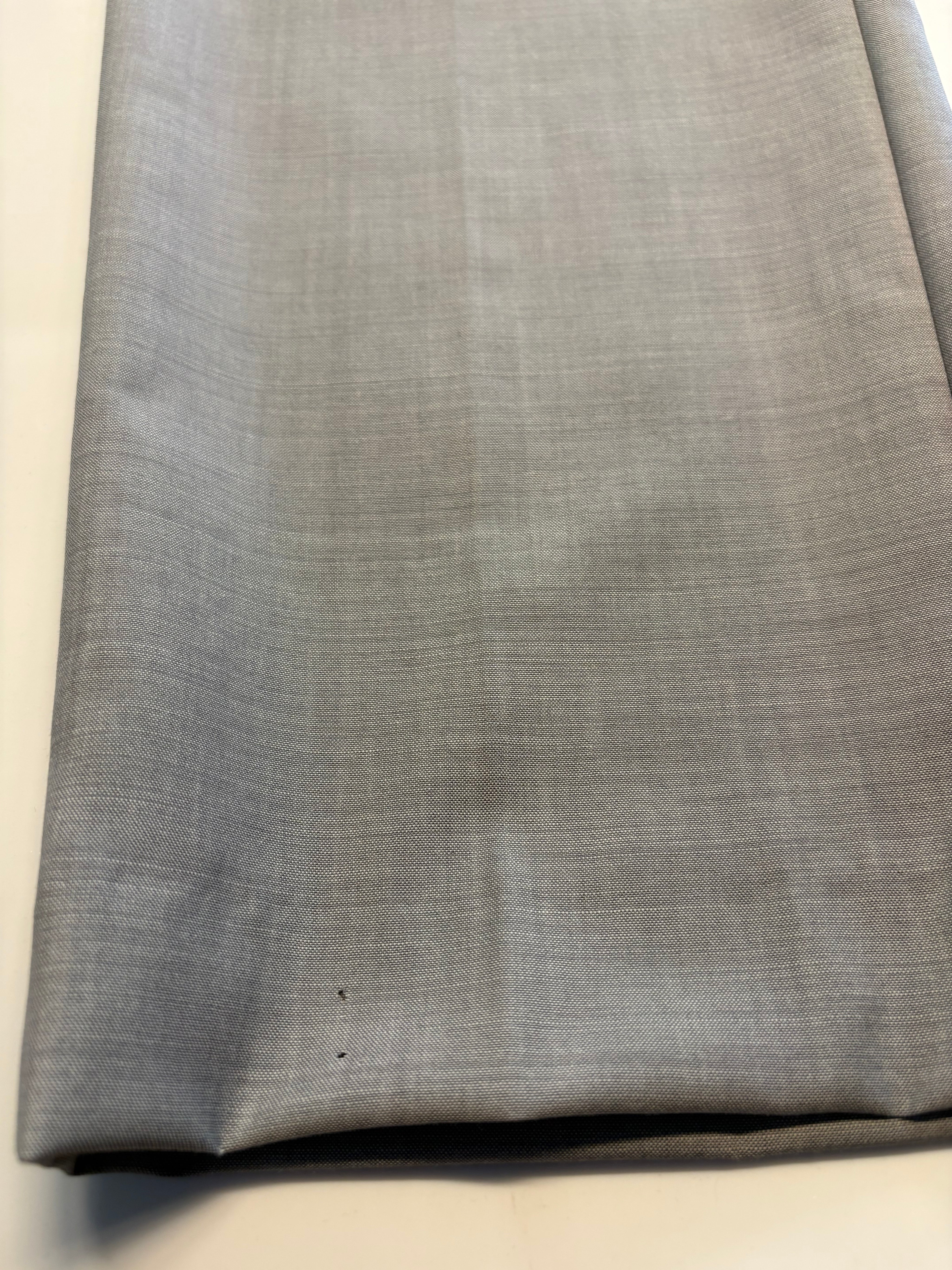 Calvin Klein Mens Slim fit Wool Dress Pants 40 / 32 Light Grey Solid