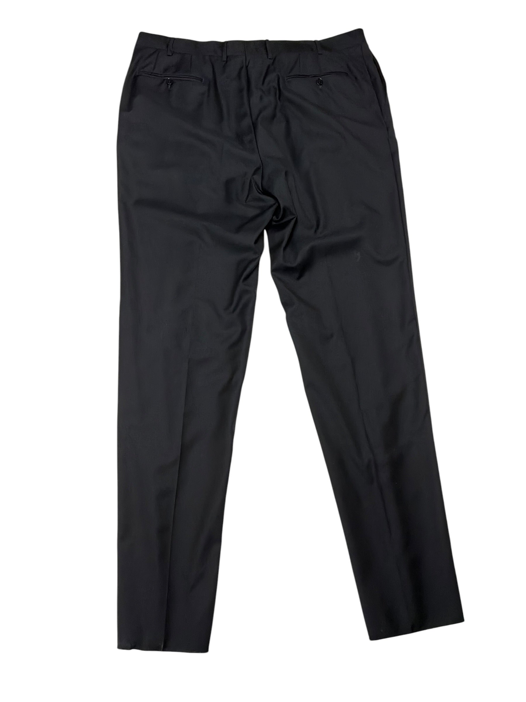 Canali Mens Regular fit Siena Dress Suit Pants Size 40 Navy Blue Wool