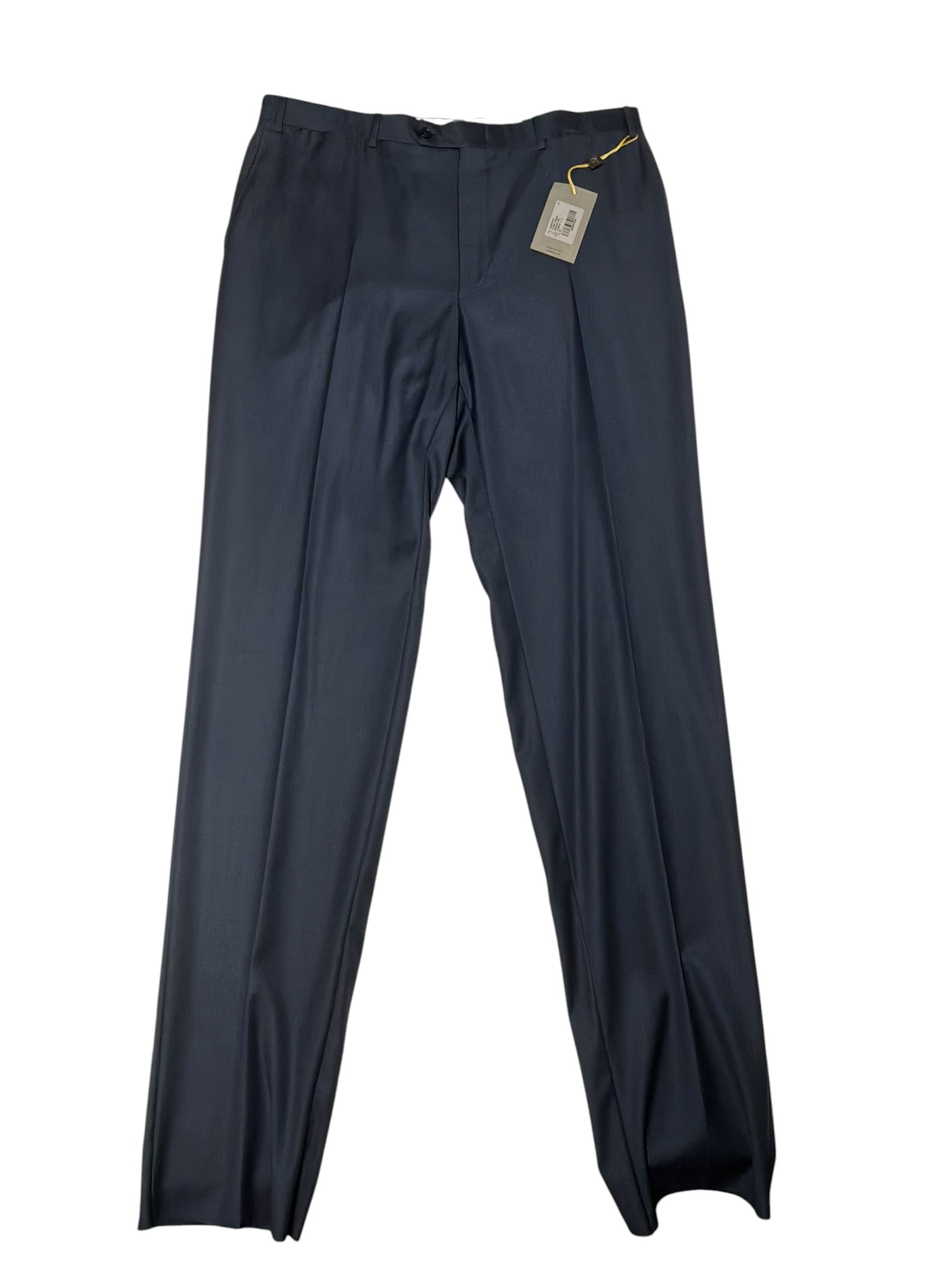 Canali Mens Regular fit Siena Dress Suit Pants Size 32 Blue Wool