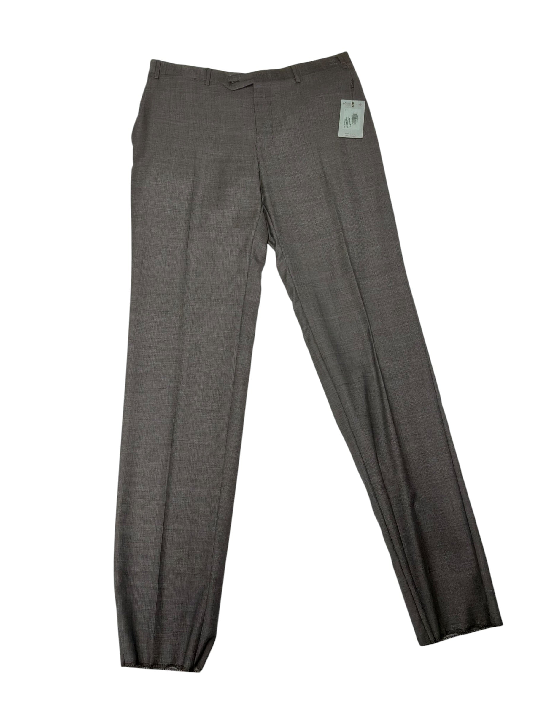 Canali Mens Regular fit Siena Dress Suit Pants Size 34 Brown Wool
