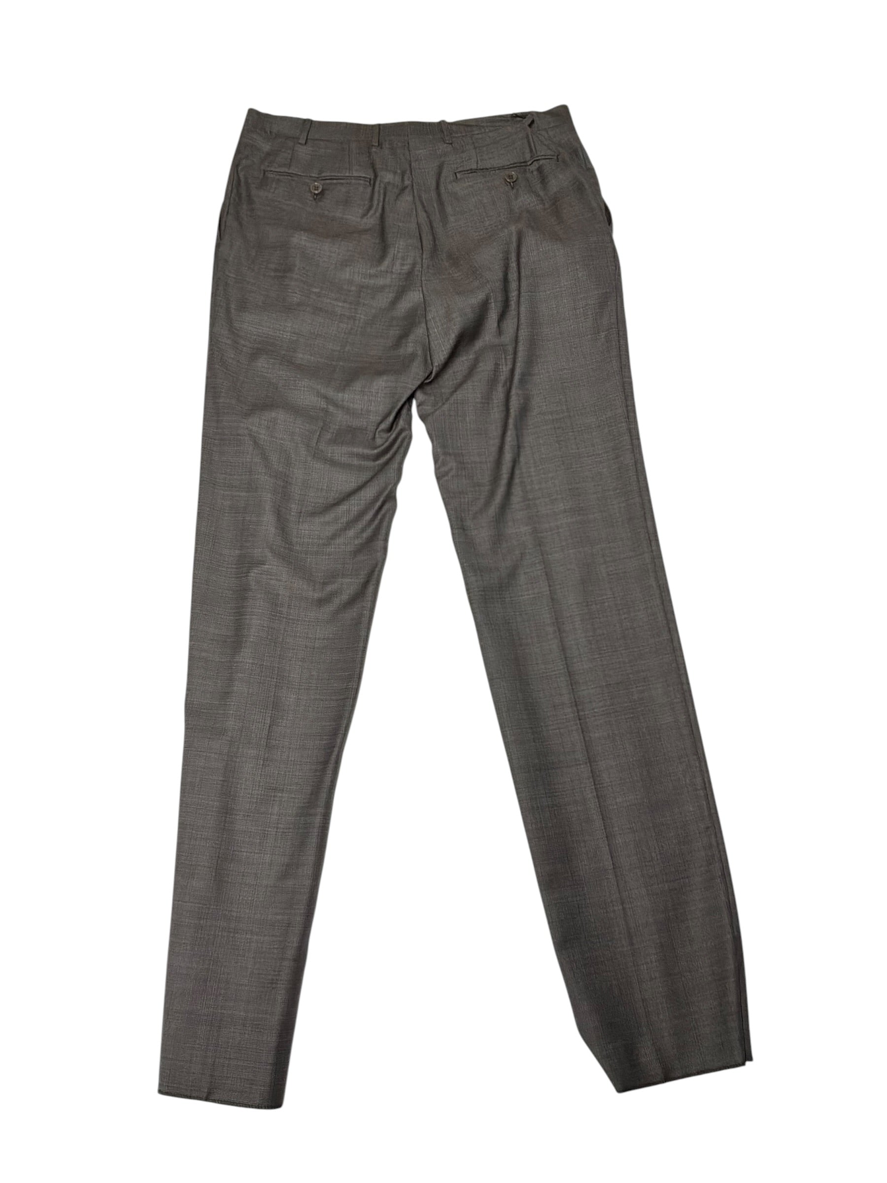 Canali Mens Regular fit Siena Dress Suit Pants Size 34 Brown Wool