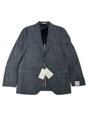 Jack Victor Midland Melange Solid Regular Fit Sport Coat Blazer Blue