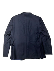 Jack Victor Esprit Regular Fit Woven Textured Suit Jacket Blazer 42R Navy Blue