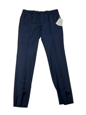 Jack Victor Mens Regular fit Dress Pants Size 38 Navy Blue Birdseye