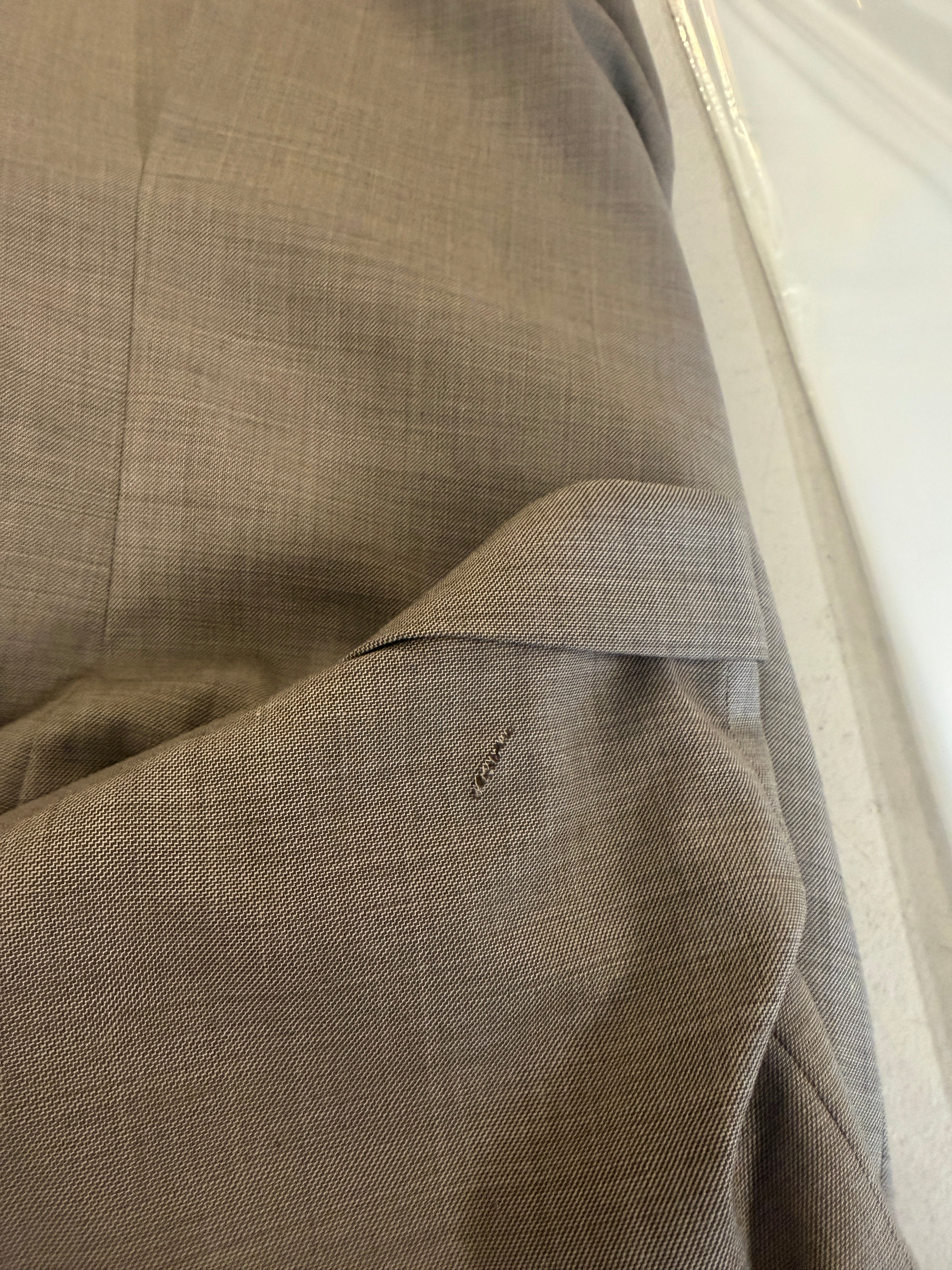 Tommy Hilfiger Mens Modern fit Wool Suit Jacket Blazer 42 R Tan Brown Solid