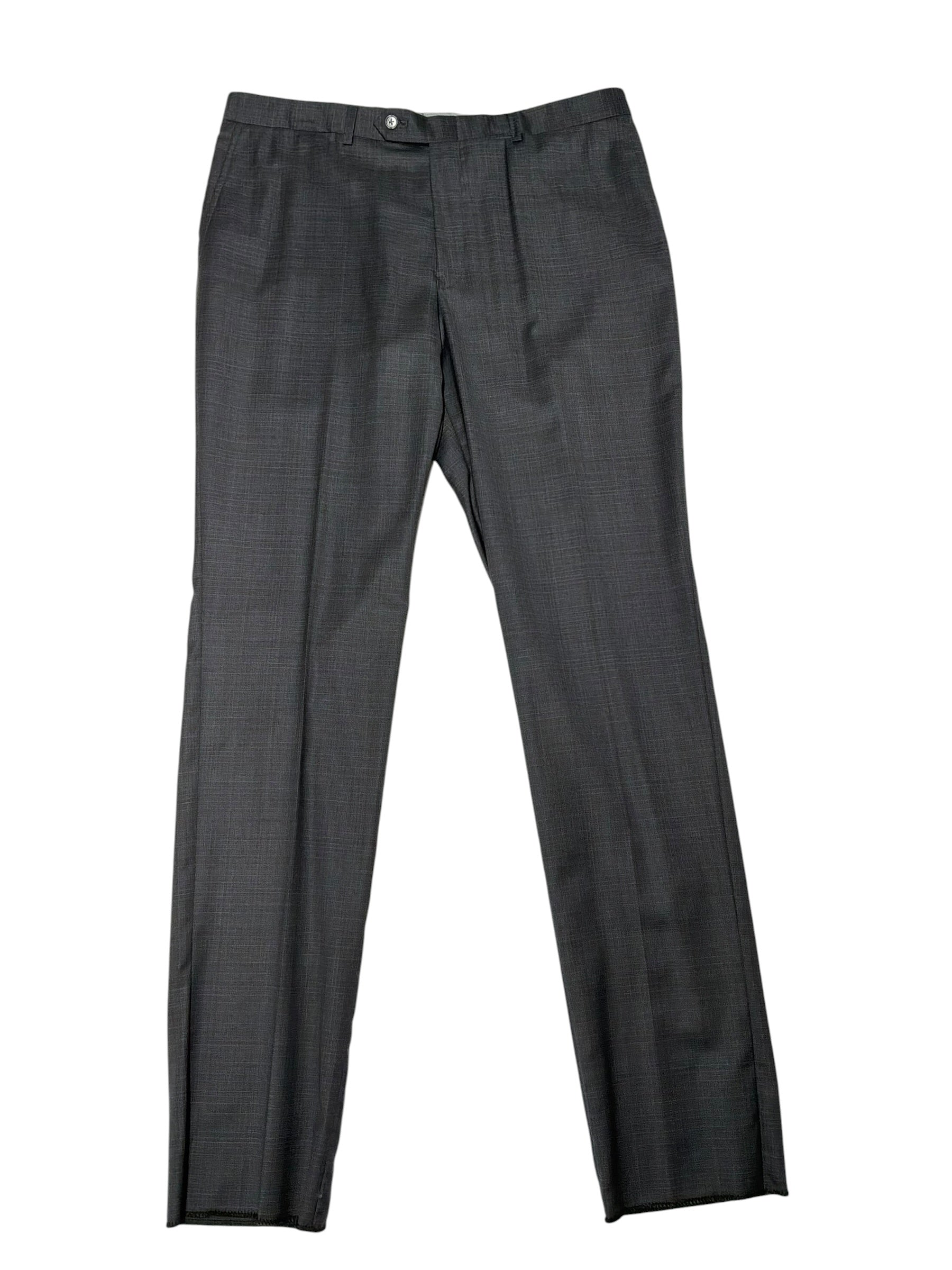 Hart Schaffner Marx Mens Regular fit Dress Suit Pants Size 36 Dark Grey Wool