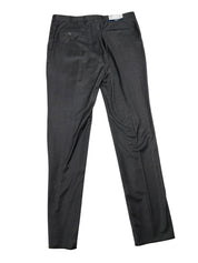 Hart Schaffner Marx Mens Regular fit Dress Suit Pants Size 36 Dark Grey Wool