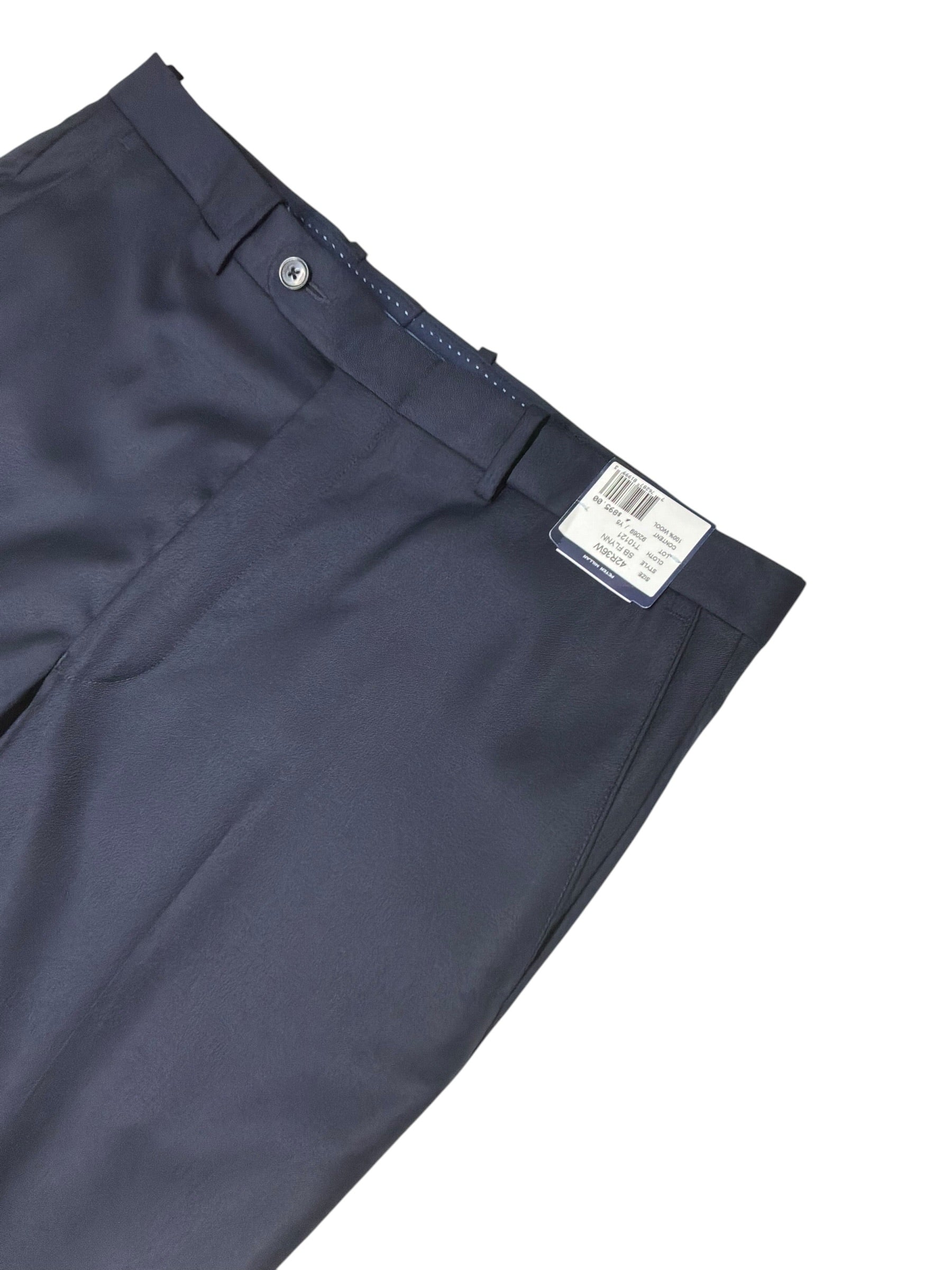 Peter Millar Mens Regular fit Dress Suit Pants Size 36 Navy Blue Wool