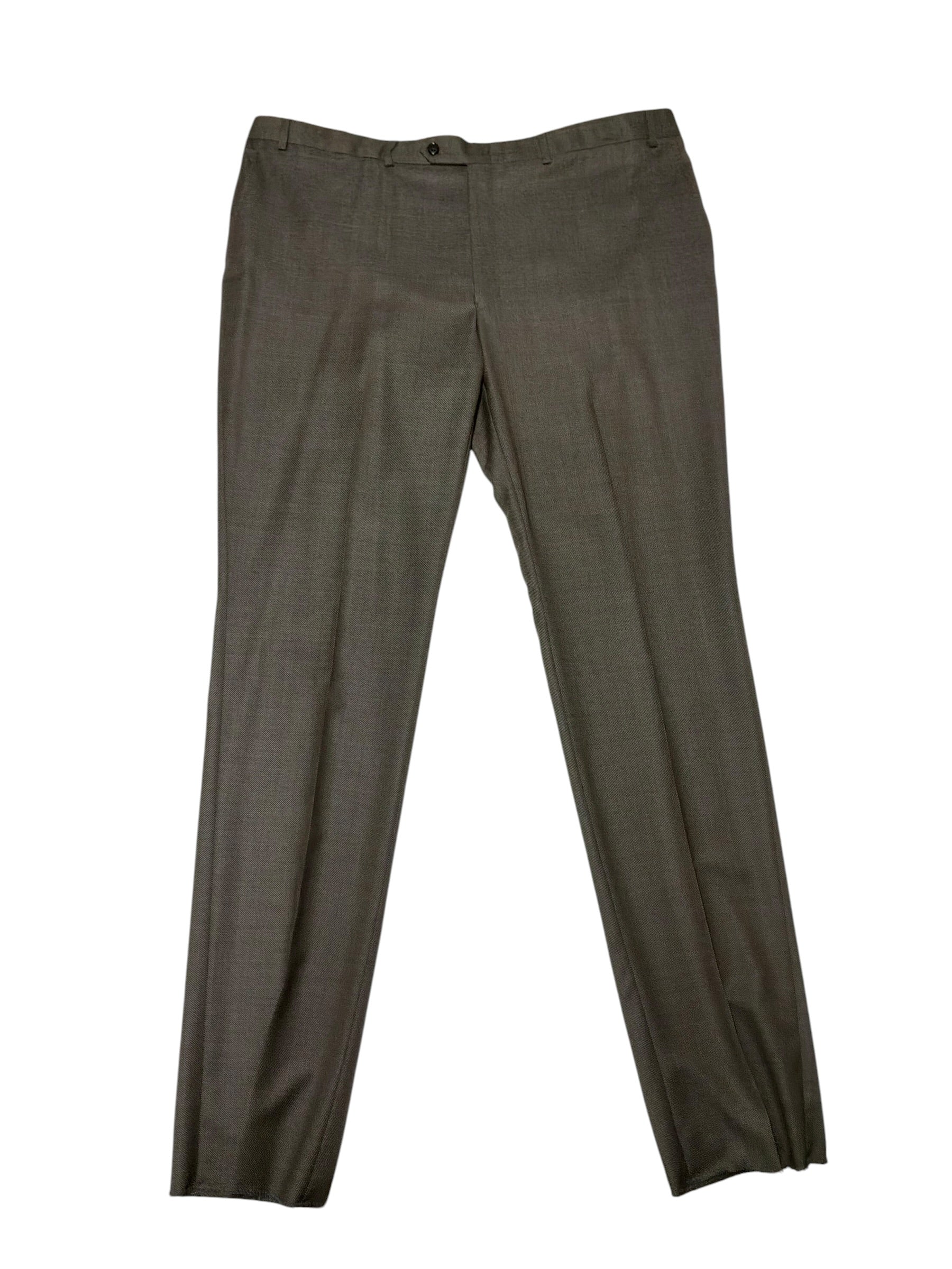 Hart Schaffner Marx Mens Regular fit Dress Suit Pants Size 43 Brown Wool