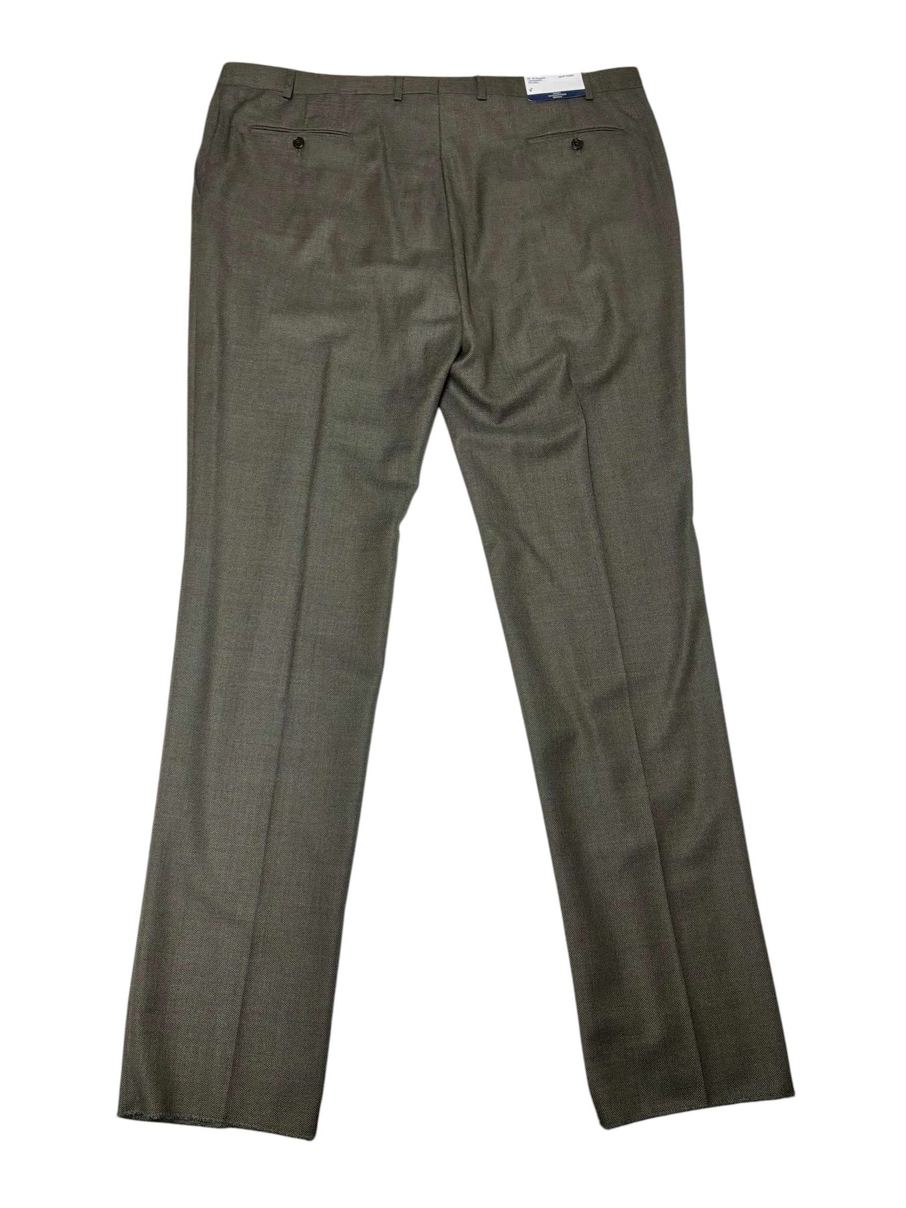 Hart Schaffner Marx Mens Regular fit Dress Suit Pants Size 43 Brown Wool
