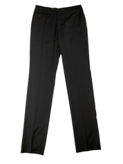 Hart Schaffner Marx Mens Regular fit Dress Suit Pants Size 33 Black Wool