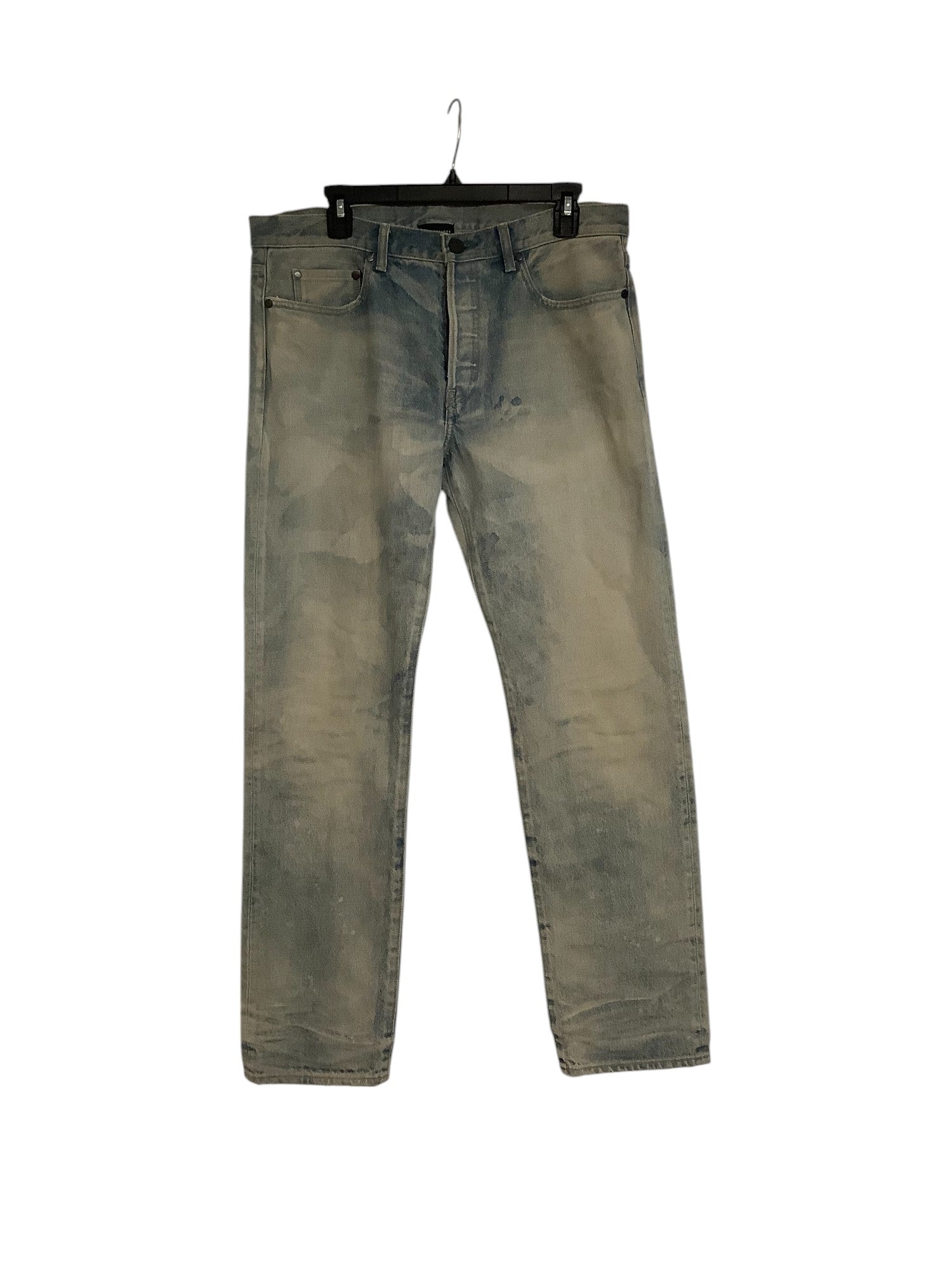 John Elliott Mens Japanese Denim Blue Jeans Size 34 x 30