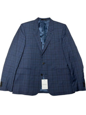Paul Smith Mens SOHO Extra-Slim fit Suit Jacket Blazer 42 R Blue Plaid