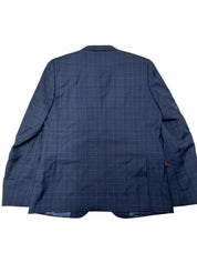 Paul Smith Mens SOHO Extra-Slim fit Suit Jacket Blazer 42 R Blue Plaid