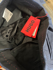 HUGO BOSS Mens Modern-Fit Suit Pants Dark Blue 30 x 32