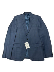 Paul Smith Mens Extra-Slim fit Soho 2 Piece Suit 38 R / 34 Waist Blue Solid Wool