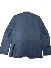 Paul Smith Mens Extra-Slim fit Soho 2 Piece Suit 38 R / 34 Waist Blue Solid Wool