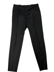 Hugo Boss Mens Slim fit Dress Pants Pants Size 38 Black Wool Solid