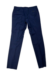 Hugo Boss Mens Slim fit Dress Pants Pants Size 38 Blue Plaid Wool