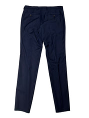 Hugo Boss Mens Slim fit Dress Pants Size 32 Navy Blue Check Wool