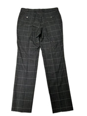 Hugo Boss Mens Regular fit Dress Pants Size 34 Charcoal Grey Plaid