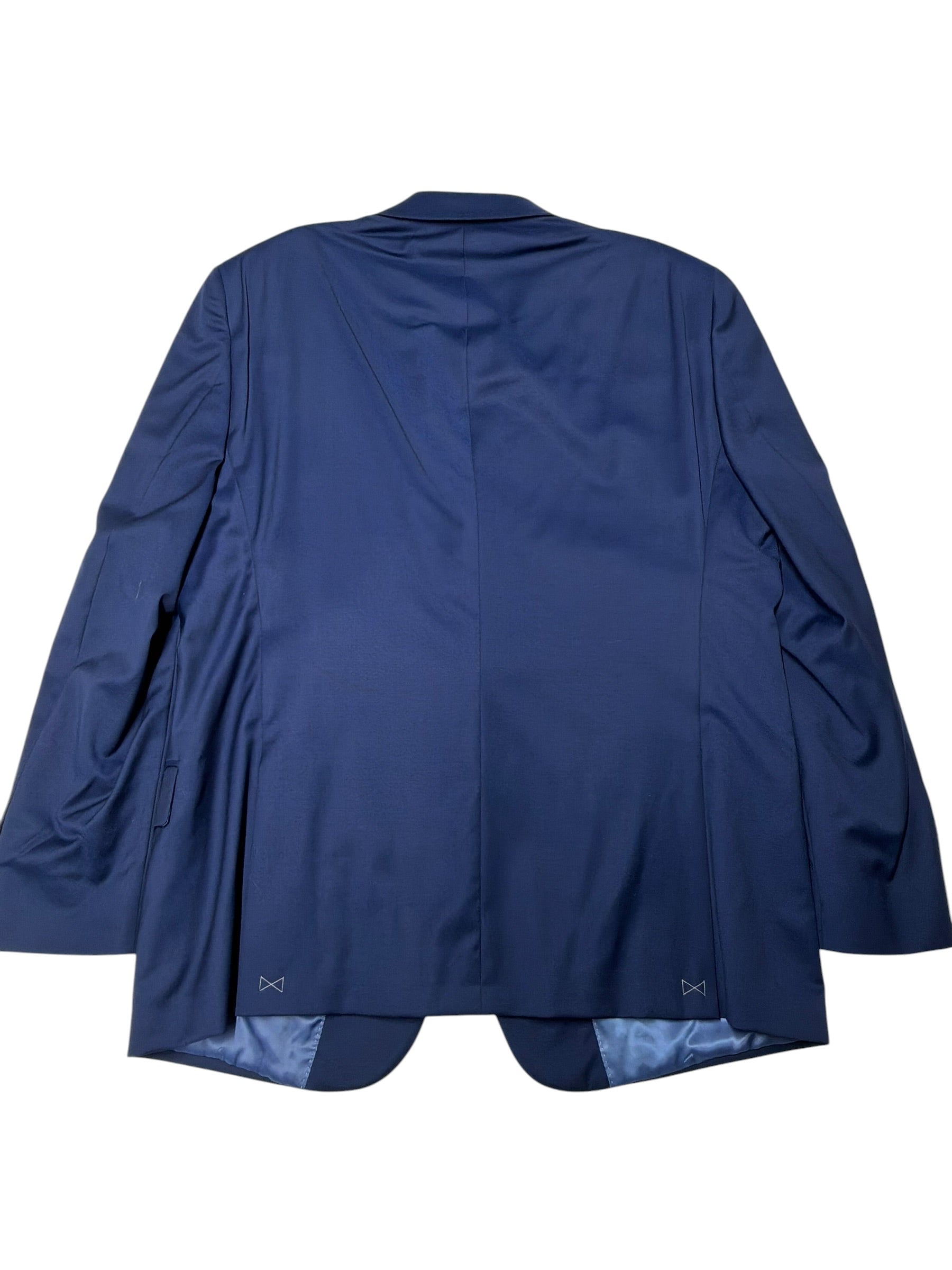 Hart Schaffner Marx Mens Regular fit 2 Piece Suit 46 R / 38 Waist Blue Stretch