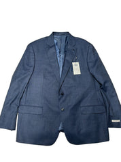 Hart Schaffner Marx Mens Regular fit 2 Piece Suit 50 R / 45 Waist Blue Stretch