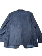 Hart Schaffner Marx Mens Regular fit 2 Piece Suit 50 R / 45 Waist Blue Stretch
