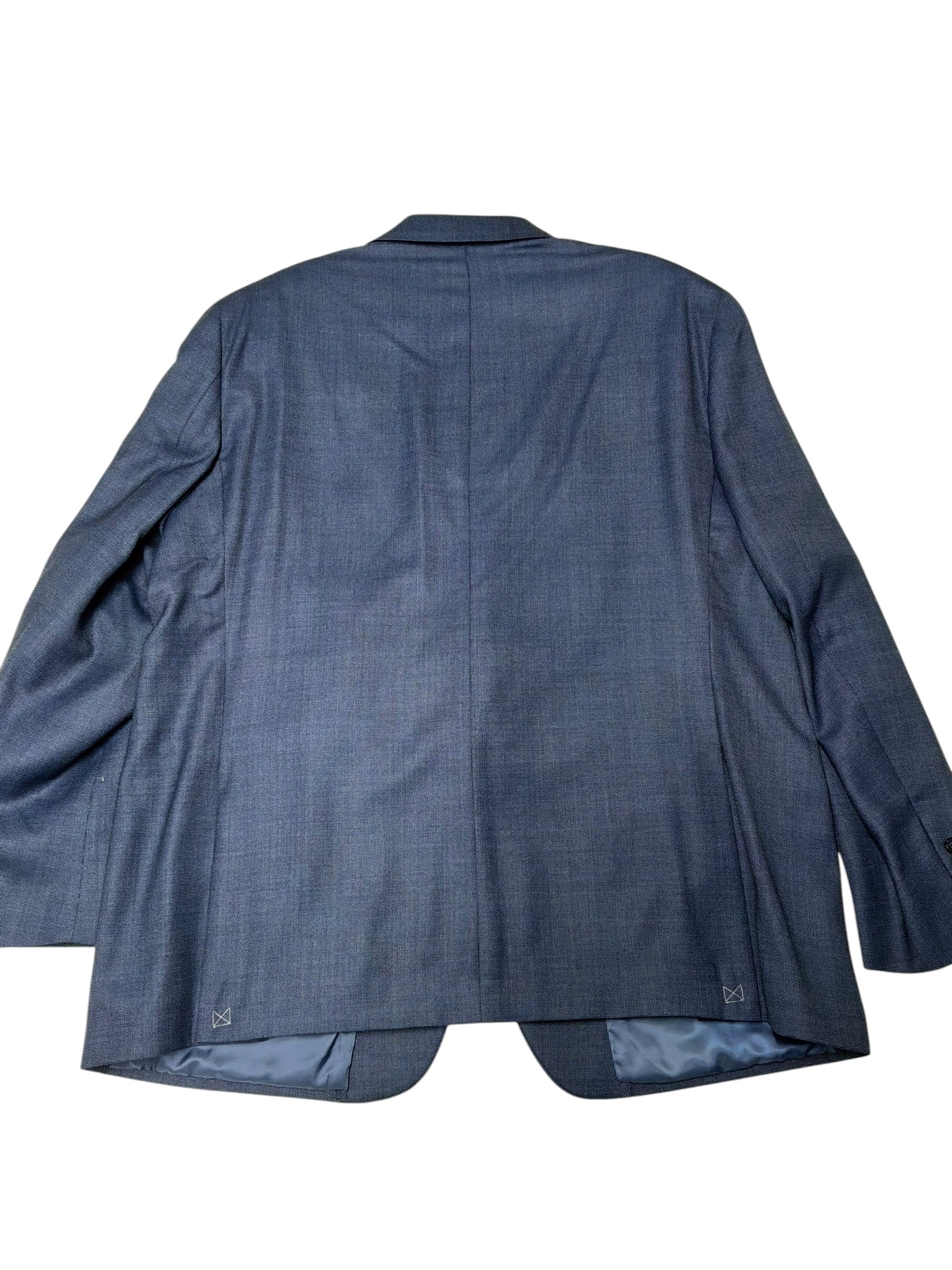 Hart Schaffner Marx Mens Regular fit 2 Piece Suit 50 R / 45 Waist Blue Stretch