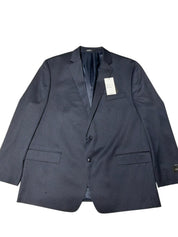 Perry Ellis Portfolio Mens Modern fit 2 Piece Suit 50 L / 44 Waist Blue Striped