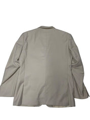 Braveman Mens Modern fit 3 Vested Piece Suit 42 L / 36 Waist Beige Khaki