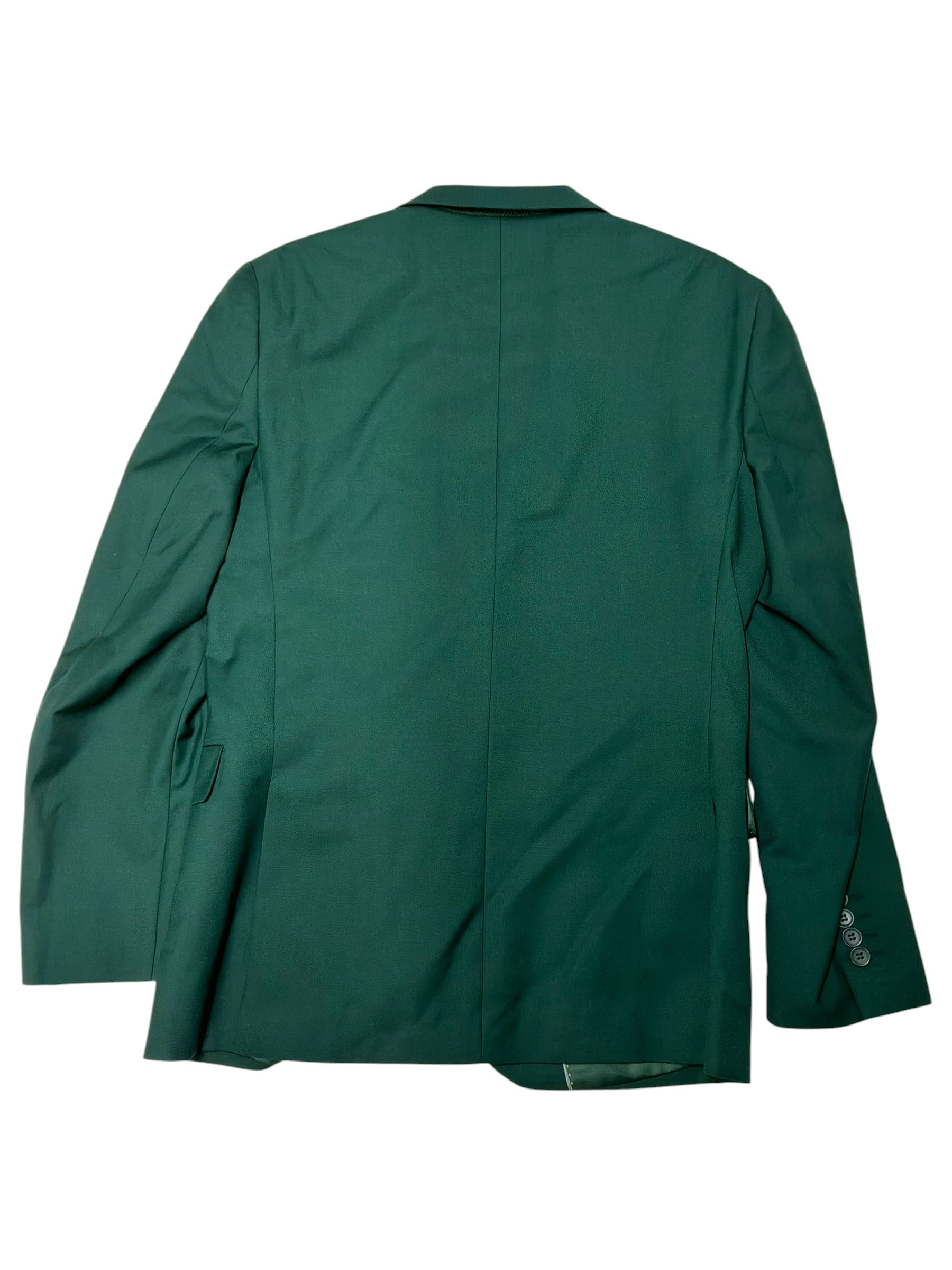 Braveman Mens Modern fit 2 Piece Suit 38 R / 32 Waist Green Solid Stretch
