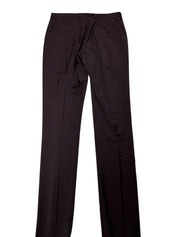 Paul Smith Mens Extra-Slim fit Soho Dress Pants Size 29 Burgundy Red Solid Wool