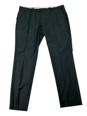 Nick Graham Mens Slim fit Dress Pants 41 / 32 Dark Green Solid Stretch