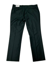 Nick Graham Mens Slim fit Dress Pants 41 / 32 Dark Green Solid Stretch