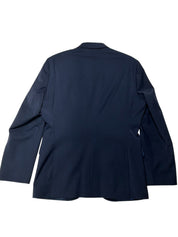 Hugo Boss Mens Modern fit Suit Jacket Blazer 36 S Navy Blue Solid Stretch
