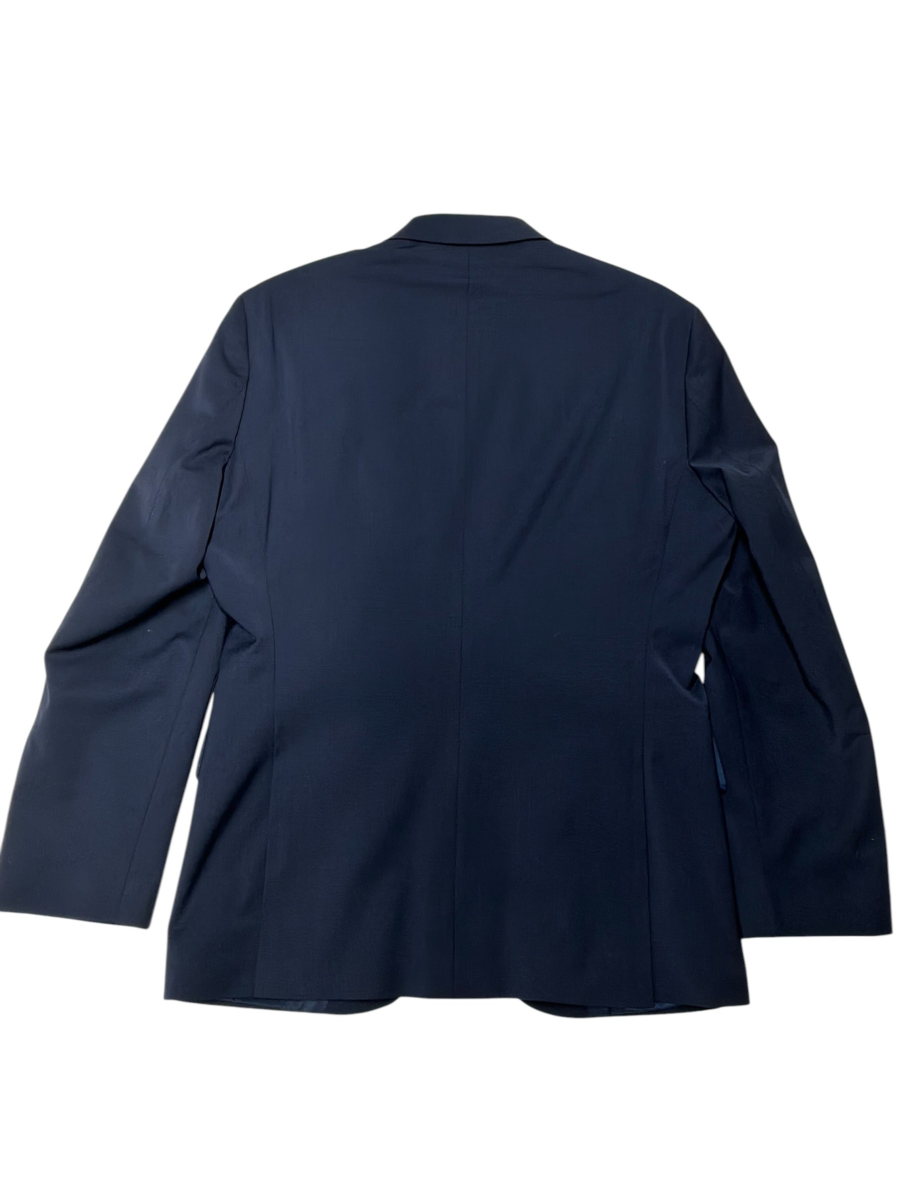 Hugo Boss Mens Modern fit Suit Jacket Blazer 36 S Navy Blue Solid Stretch